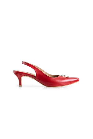 Damia Heels - Crimson